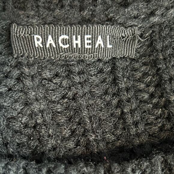 Racheal Lantern Cable Knit Pullover Sweater L | Dolman Sleeve Oversized Knit - Picture 12 of 15